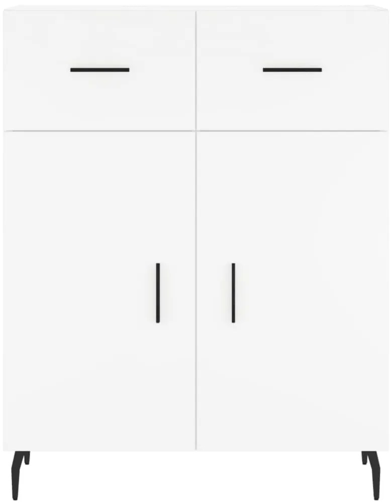 Armário alto 69,5x34x180 cm derivados de madeira branco
