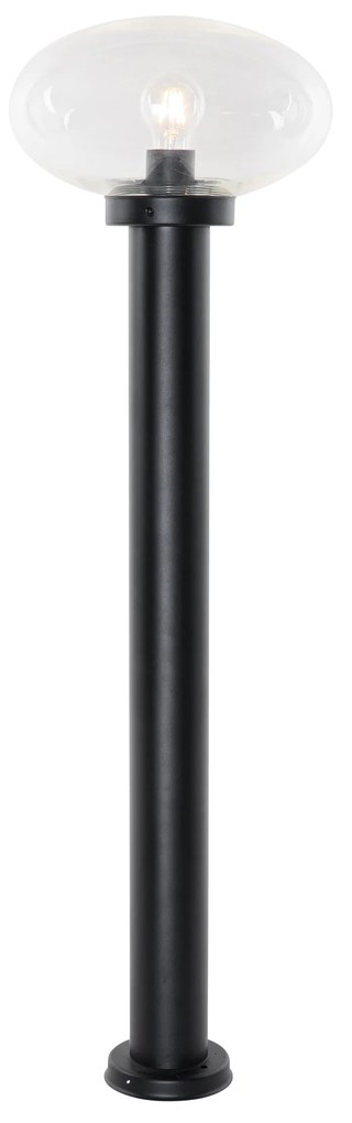 Candeeiro de exterior moderno preto 100 cm - Elly