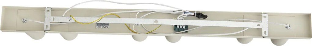 Plafon moderno bege 100cm 6-luzes ajustável - Renna