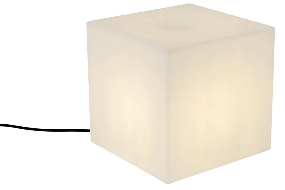 Candeeiro de Exterior Inteligente Branco Quadrado 30 cm Incl. LED A60 IP44 - Nura