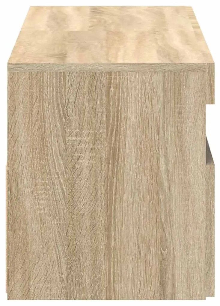 Móveis de TV com luzes LED 2 pcs 60x35x40 cm carvalho sonoma