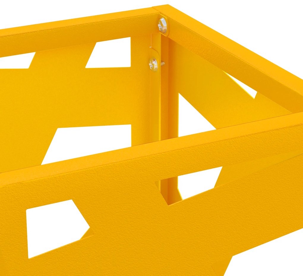 Suporte para Guarda-Chuva Amarelo Mostarda Metal Médio Elegante