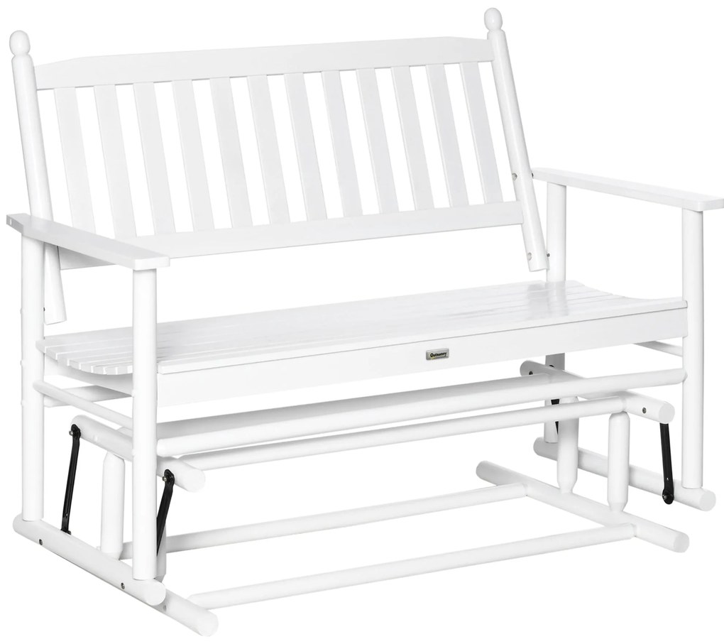 Banco Baloiço de Jardim de 2 Lugares – Balancelle Blanche – Branco – 1