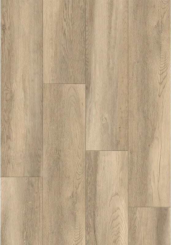 Mexen Modesto  painéis vinílicos 1240 x 182 mm SPC 6,5 mm, base IXPE 1,5 mm, 4 V-Fuga, Carvalho - F1103-1240-182-505-4V1-01