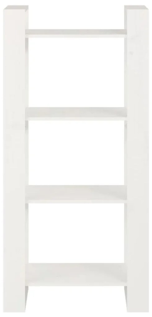 Estante/divisória 60x35x125 cm madeira maciça branco