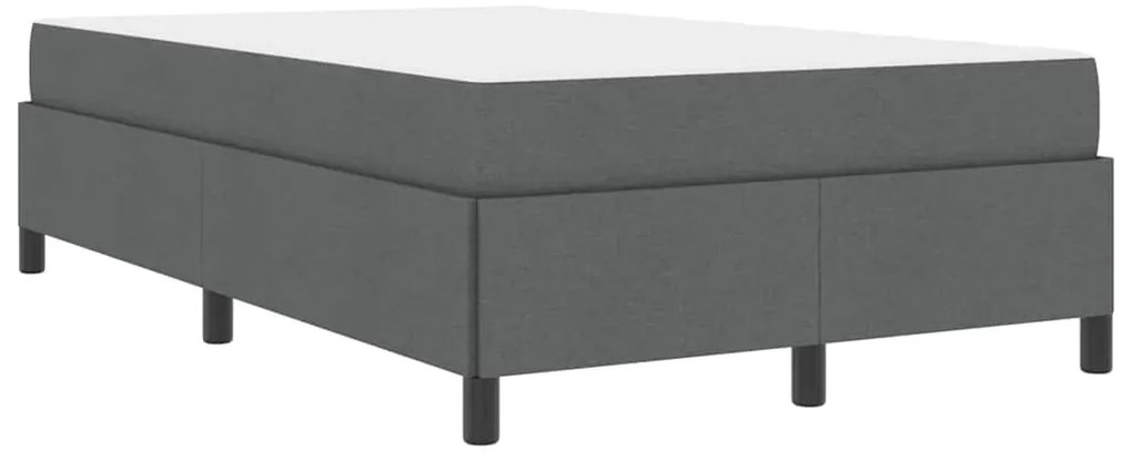 Cama Box Cinza escuro, Preto 120 x 190 cm