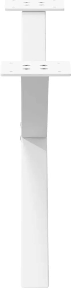 Pés para mesa de centro em formato de X, 2 peças, branco, 70x (30-31)