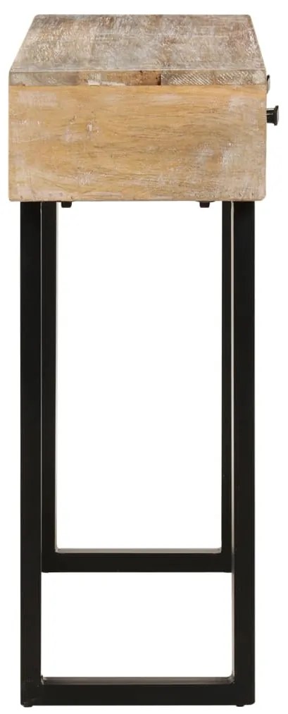 Mesa consola 100x30x75 cm madeira de mangueira maciça