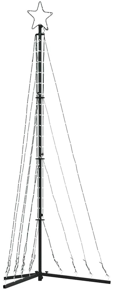 LED Árvore de Natal 339 LEDs Branco Frio 187 cm