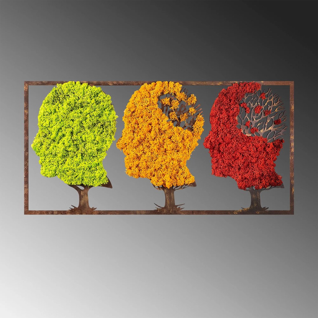 Acessório Decorativo de Parede The Seasons Change – Verde, Laranja, Ve