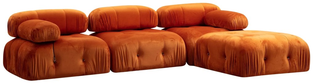 Sofá de Canto Bubble – Laranja – 288 cm x 190 cm