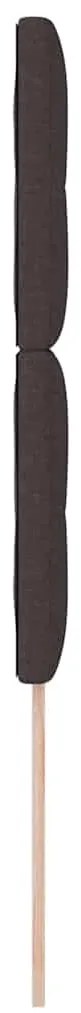 Cabeceira LED Marrom Escuro Estofada 100 cm