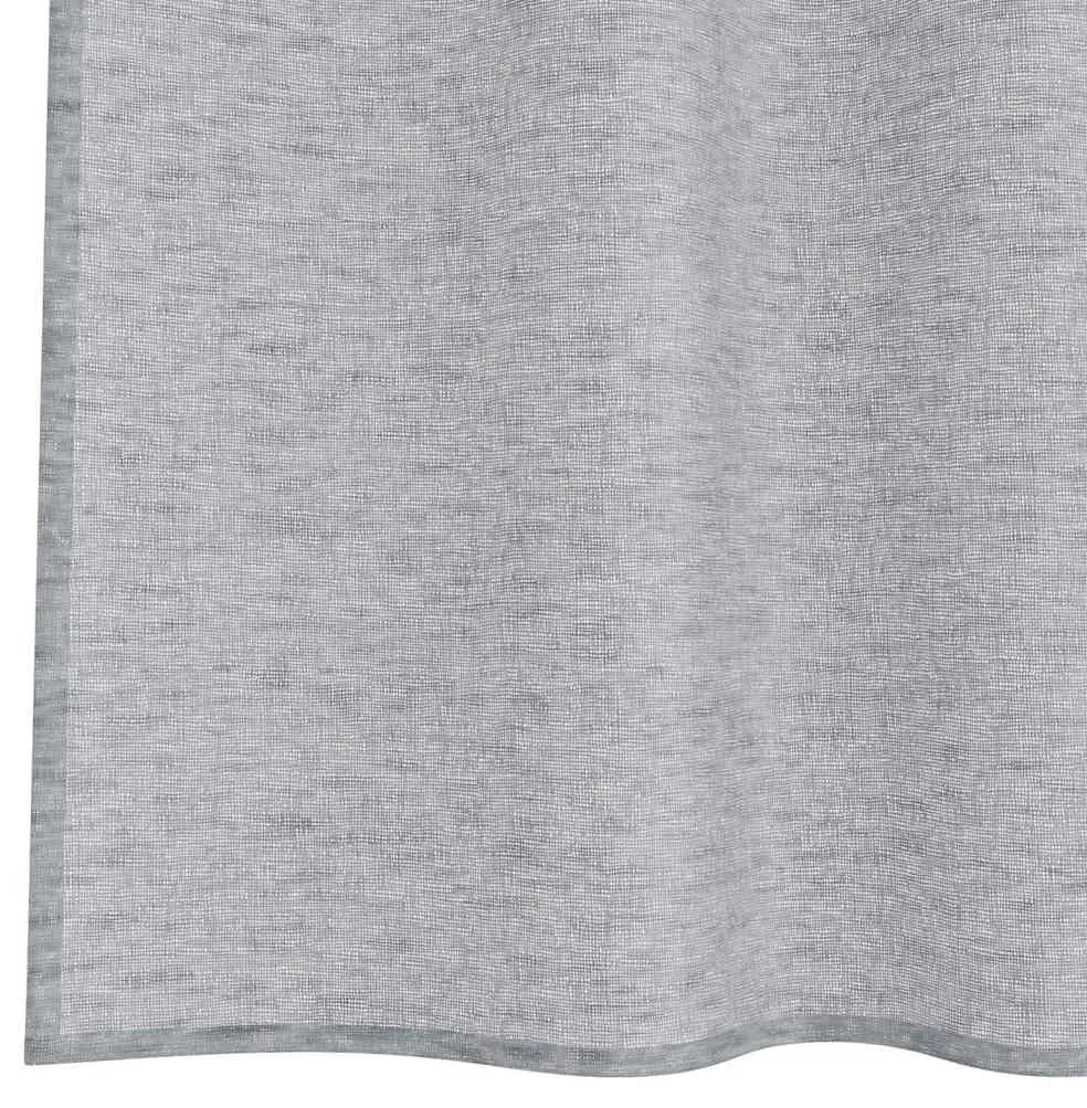 Cortinas 2 pcs Cinzento-escuro 140 x 225 cm Poliéster