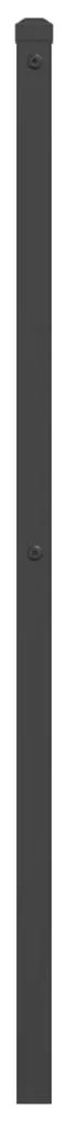 Cabeceira de cama 160 cm metal preto