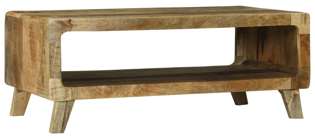Mesa de café 90x50x35 cm Madeira de Mangueira Maciça