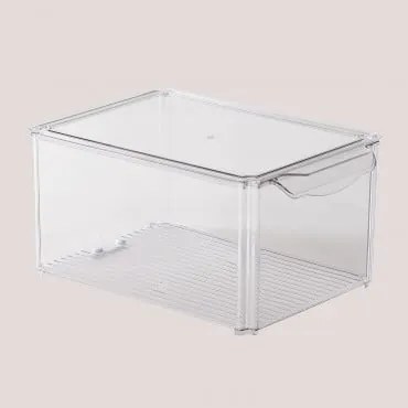 Organizador De Frigorífico Em Polietileno Ixetes ↑14,5 Cm & Transparente - Sklum