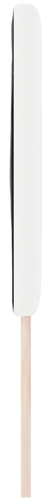 Cabeceira vidaXL Design Simples Branca Pura 180 cm em Couro Sintético