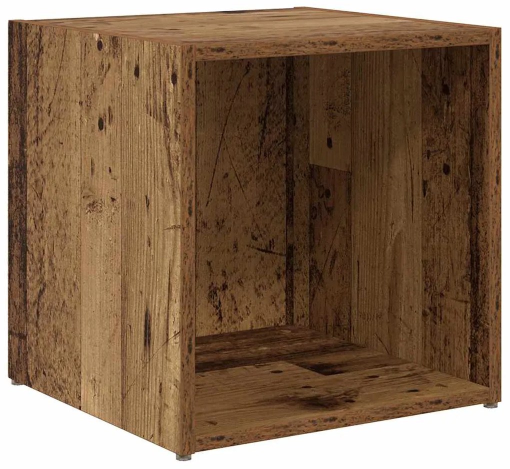 Armários de TV - 4 pcs - Madeira Velha - 37 x 35 x 37 cm - Madeira de