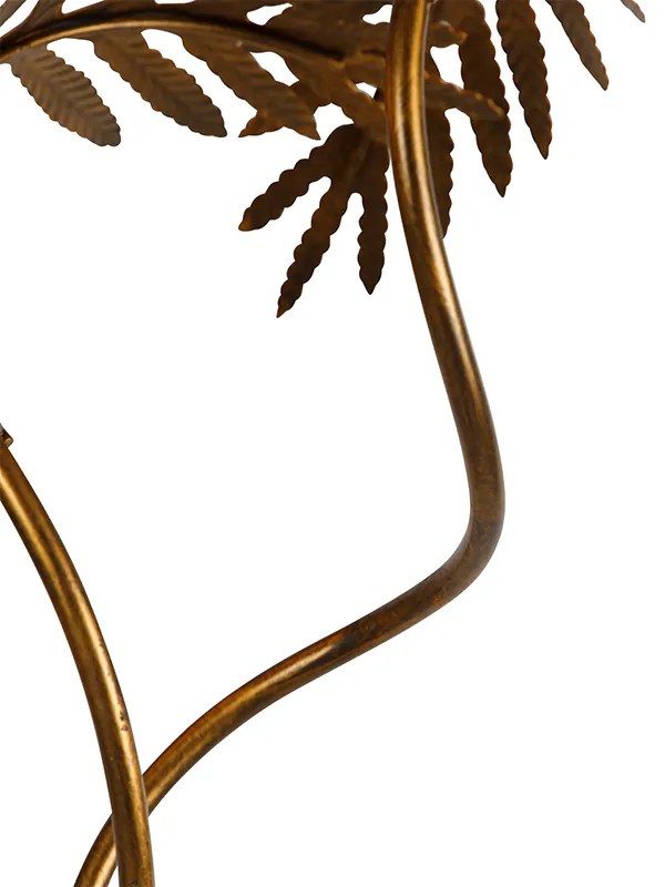 LED Candeeiro de pé inteligente dourado 187 cm com 2 G95 Wifi - Botanica Rústico