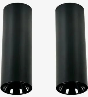 Pack De 2 Apliques De Teto Led De Superfície Redondos Para Exterior Em Alumínio Gensap Preto & 8 W & 23º & Branco Frio 4000k & Ø7,2 Cm - Sklum
