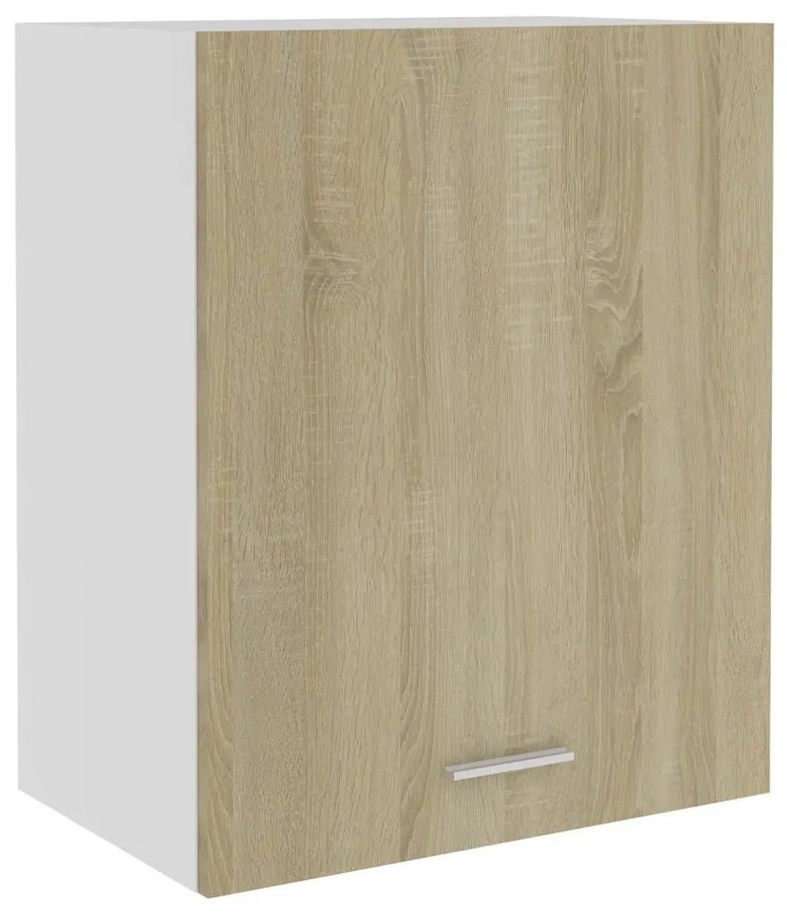 vidaXL Armário de parede 50x31x60 cm derivados madeira carvalho sonoma