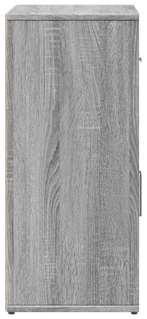 Aparadores 2 pcs 60x31x70 cm derivados madeira cinzento sonoma