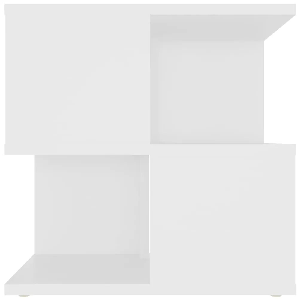 Mesa de apoio 40x40x40 cm derivados de madeira branco
