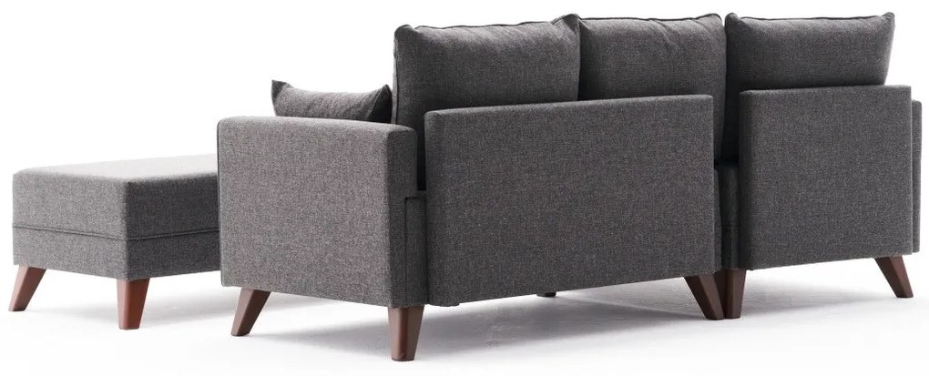 Sofá-Cama de Canto Bella – Antracite – 205 cm x 85 cm x 81 cm