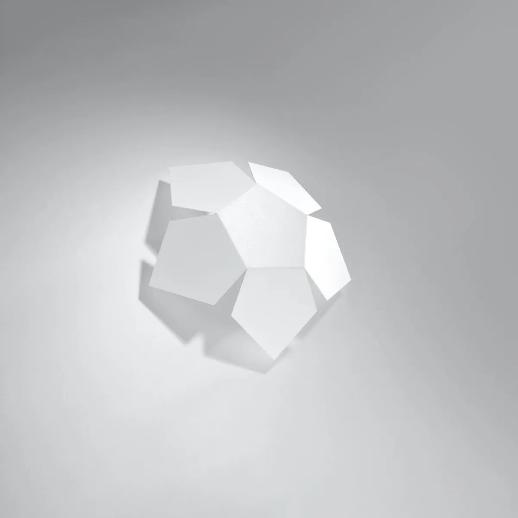 Aplique Candeeiro de parede AÇO PENTA Branco