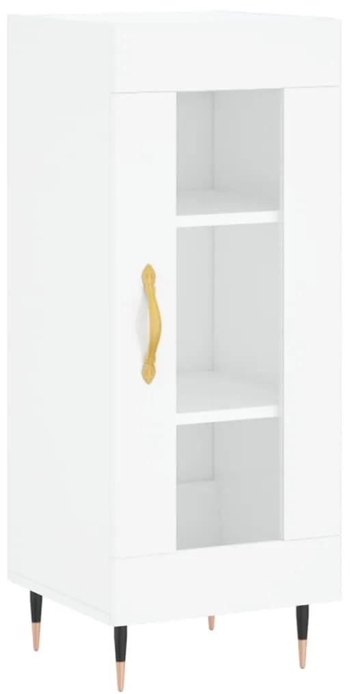 Armário alto 34,5x34x180 cm madeira processada branco brilhante