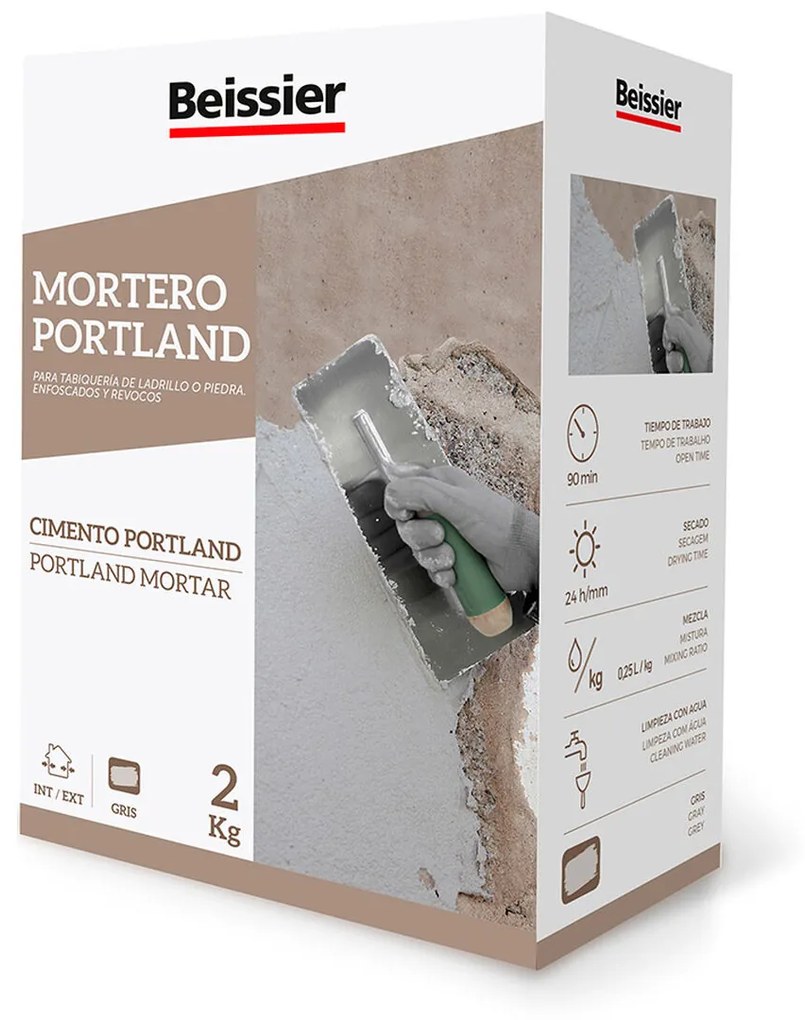 Almofariz Beissier 70303-001 Portland Cinzento 2 kg