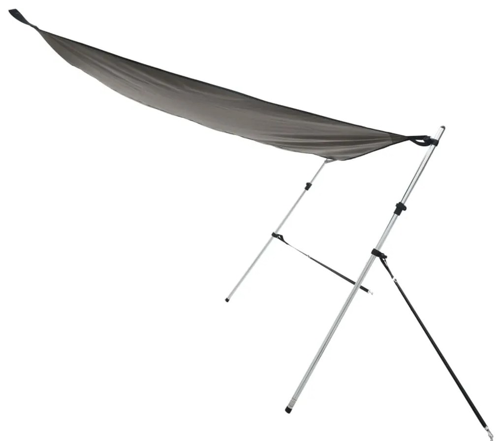 Conj. extensão de toldo em T 174x205x (115-194) cm antracite