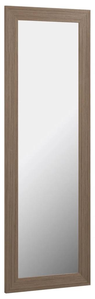 Kave Home - Espelho Yvaine moldura larga de MDF com acabamento nogueira 52,5 x 152 cm
