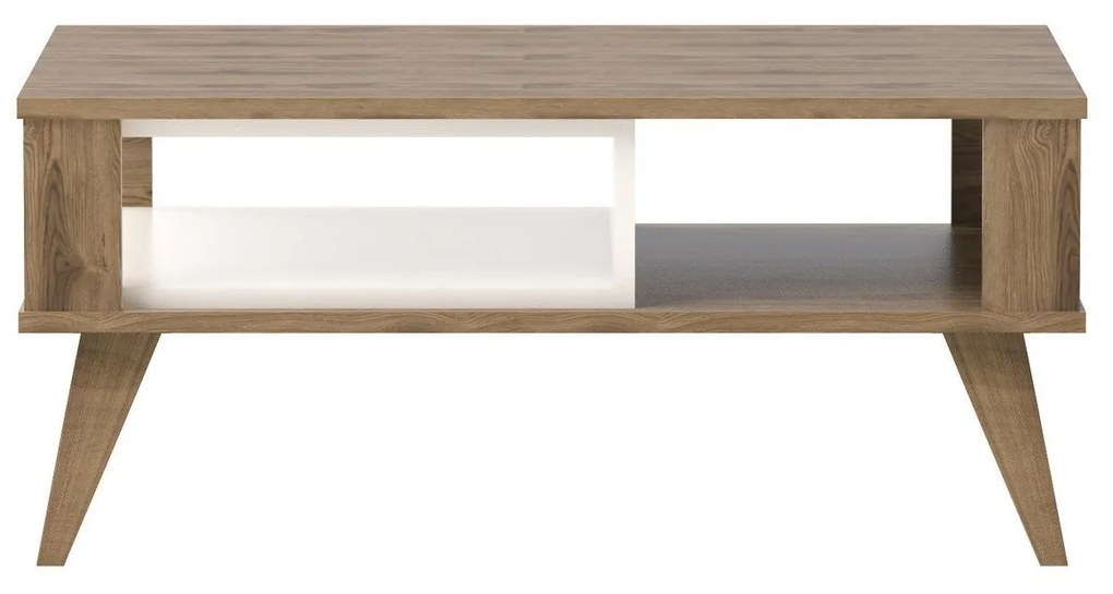 Mesa de Centro Ionis – Carvalho Branco – 90 x 40 x 60 cm