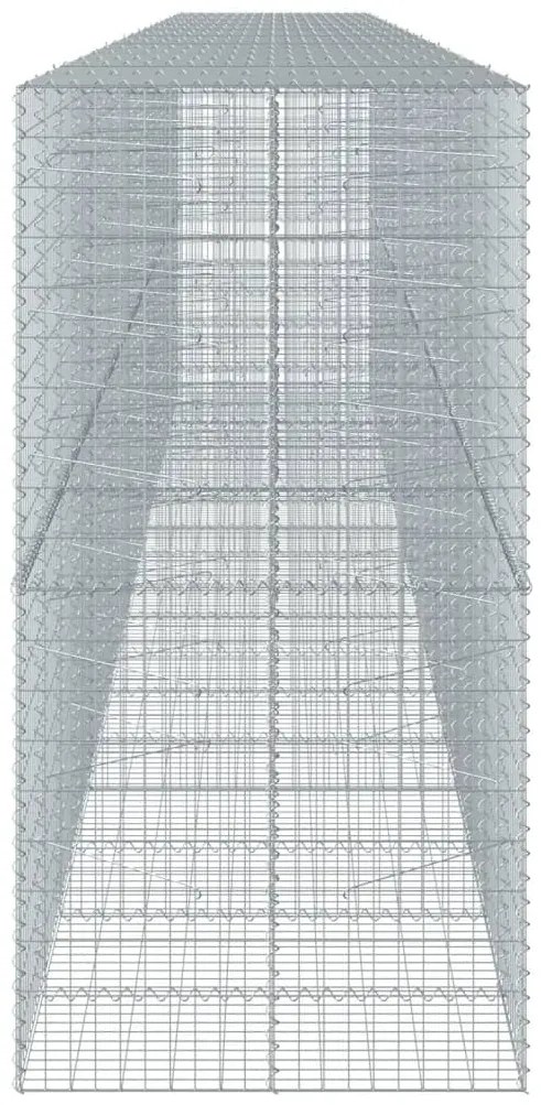 Cesto gabião com cobertura 900x100x200 cm ferro galvanizado