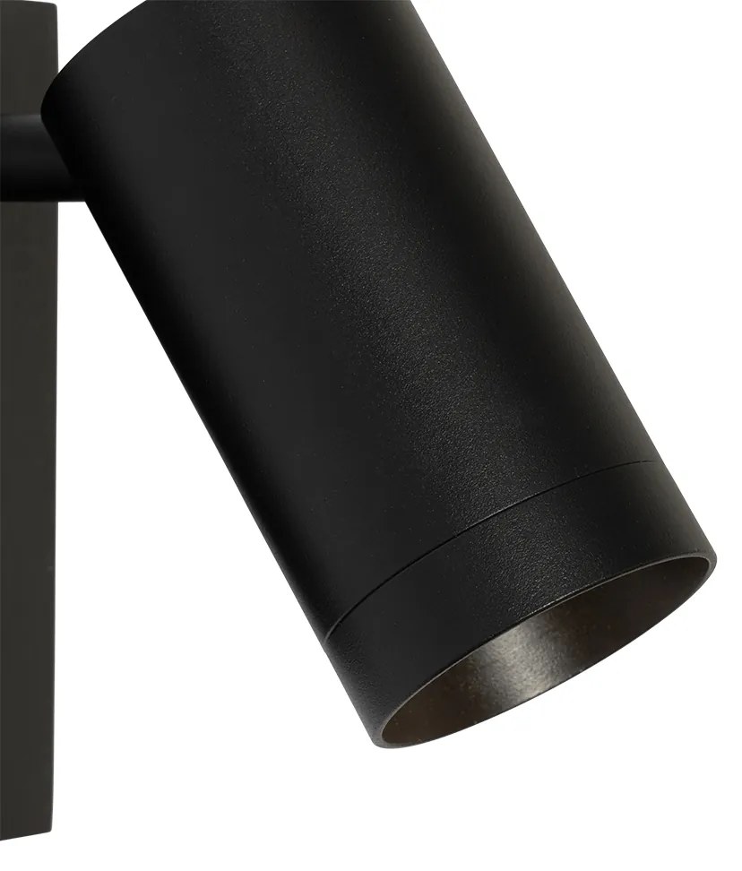 LED Candeeiro de Parede Inteligente Preto Ajustável com Interruptor Incl. Wifi GU10 50mm - Jeana Luxe Moderno