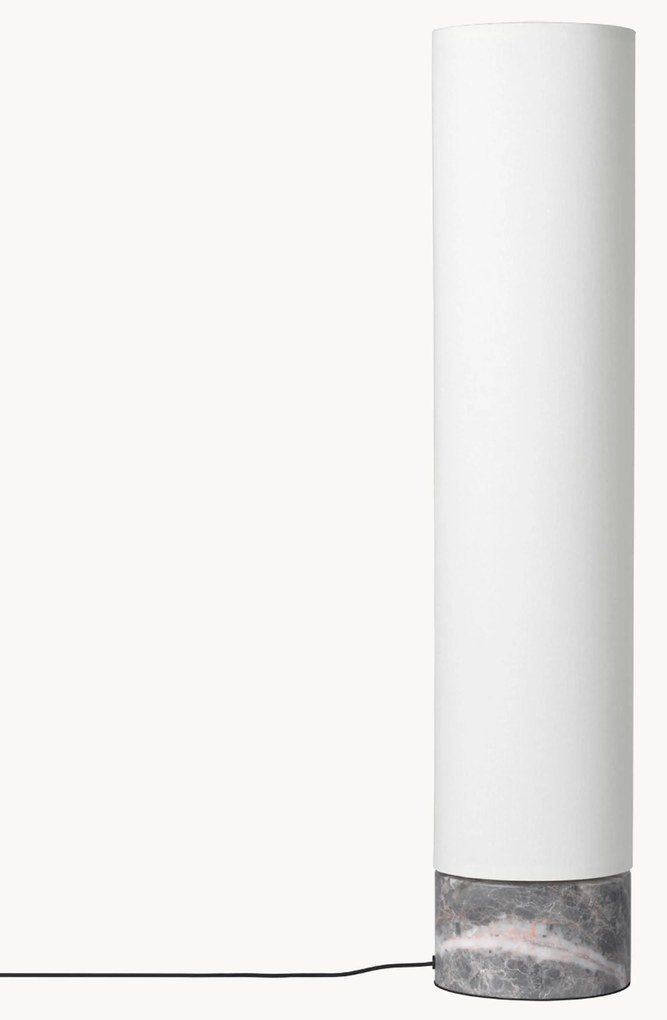 Candeeiro de pé LED regulável com base em mármore Unbound, vários tamanhos