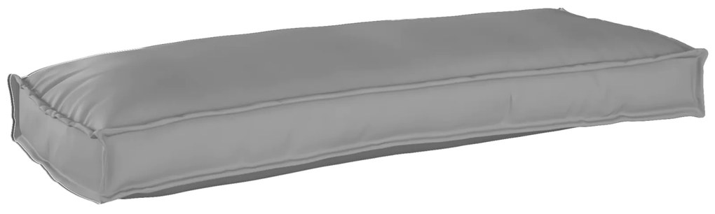 vidaXL Almofada para Palete para Banco Cinza 100x40x8 cm Tecido Oxford