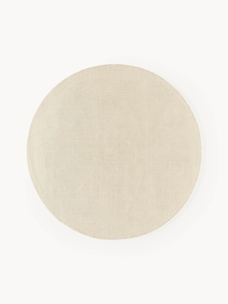Tapete redondo em algodão artesanal Lora