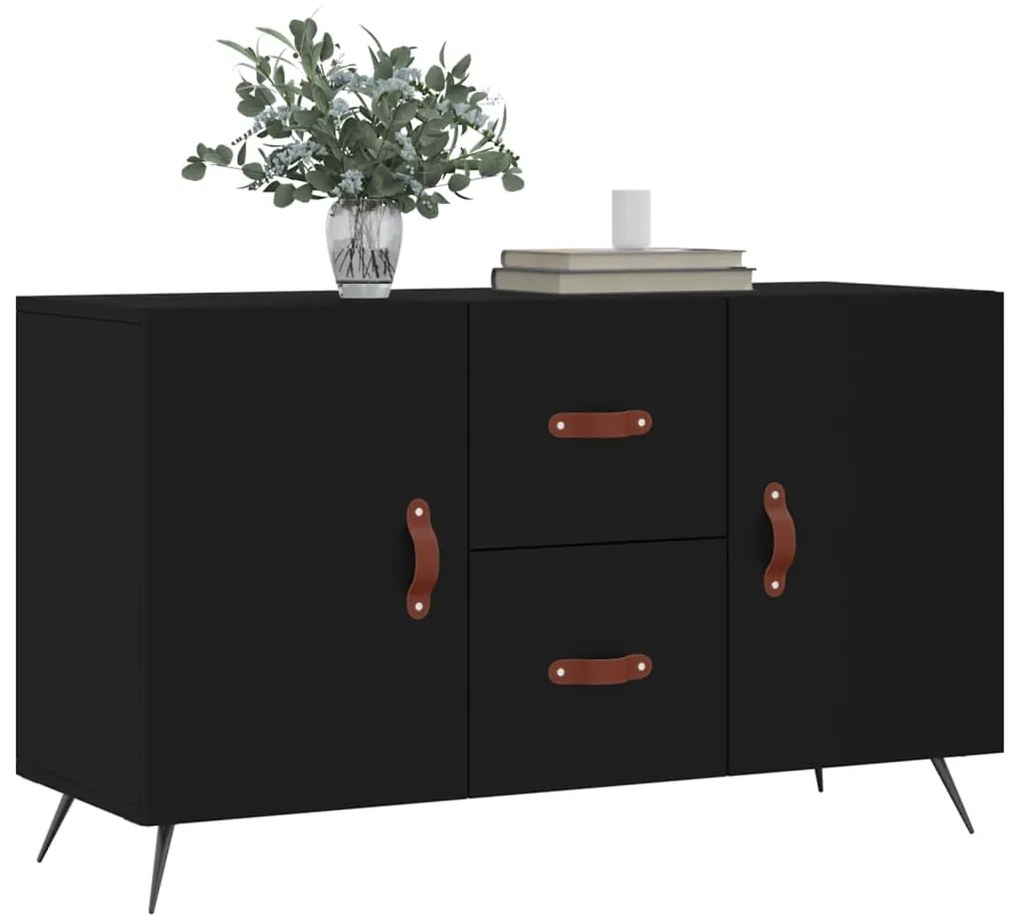 Aparador 100x36x60 cm derivados de madeira preto