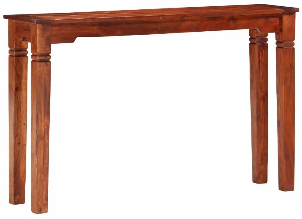 Mesa consola 120x30x76 cm madeira de acácia maciça