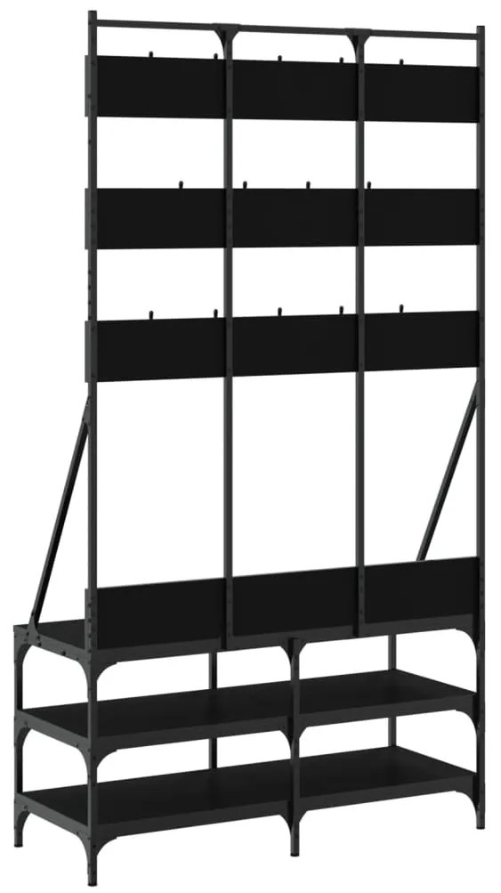 Conjunto de Entrada - Bengaleiro c/ arrumação de calçado 100x40x184 cm