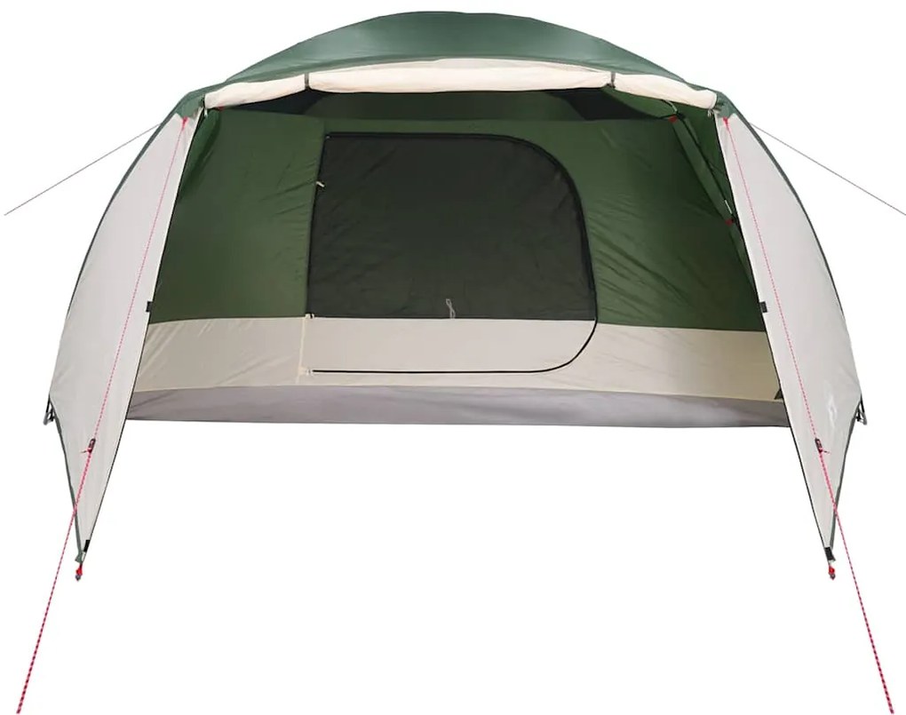 Tenda familiar c/ avançado para 6 pessoas impermeável verde