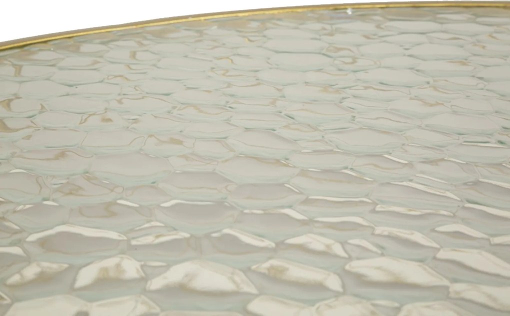 CONJUNTO DE 4 MESAS NOAH DOURADO Ø 70X45-47X54,5-36x50-28x45 CM