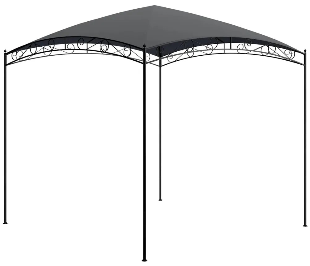 Gazebo 3x3x2,65 m 180 g/m² antracite