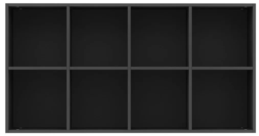 Estante/aparador 66x30x130 cm derivados de madeira preto
