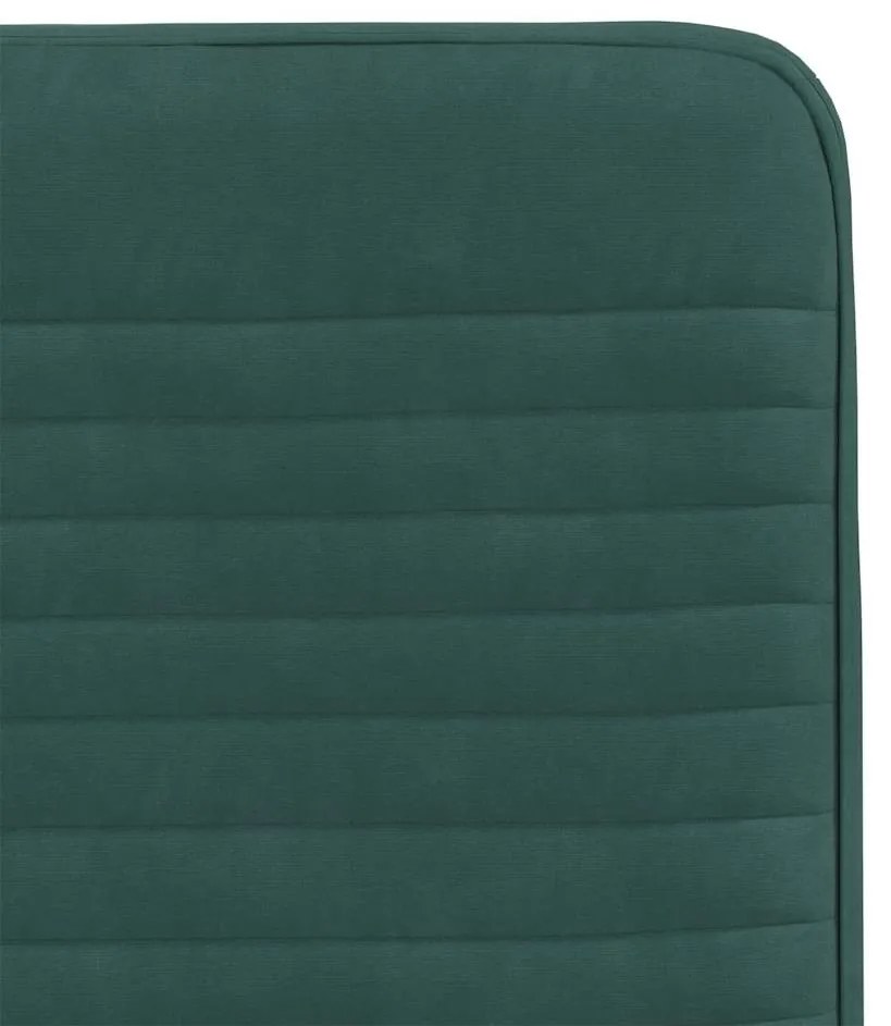 Cadeiras de jantar 2 pcs veludo verde-escuro