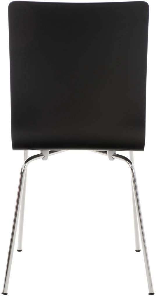 Conjunto de 4 cadeiras de cozinha e sala de jantar Pepe 43 x 87 x 47 cm Preto