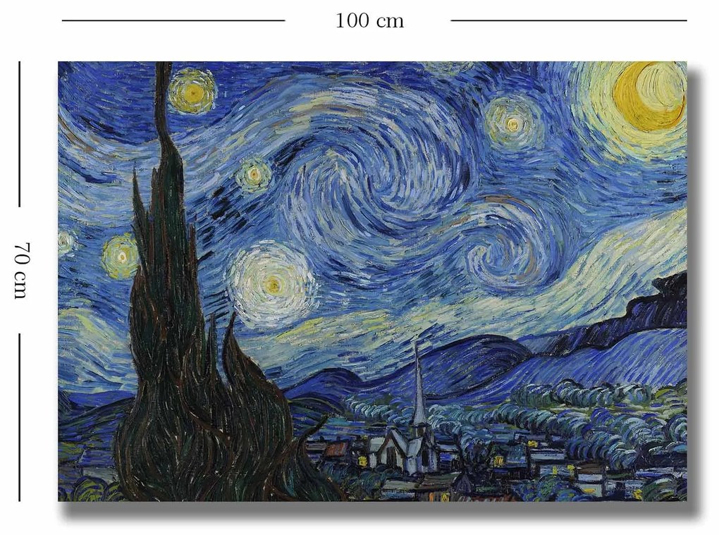 Tela Decorativa 70100VANGOGH074 – Multicolor – 70 x 100 cm