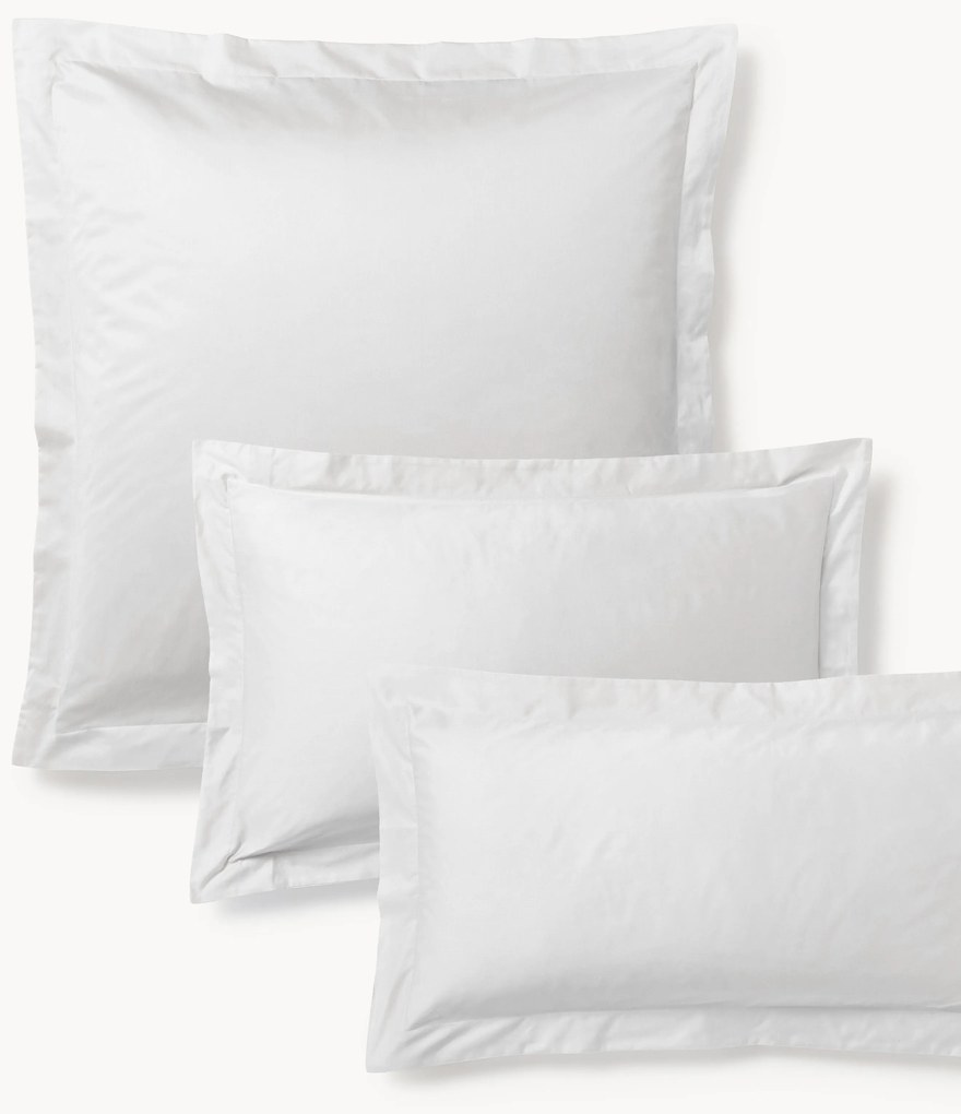 Fronha de almofada em cetim de algodão Premium